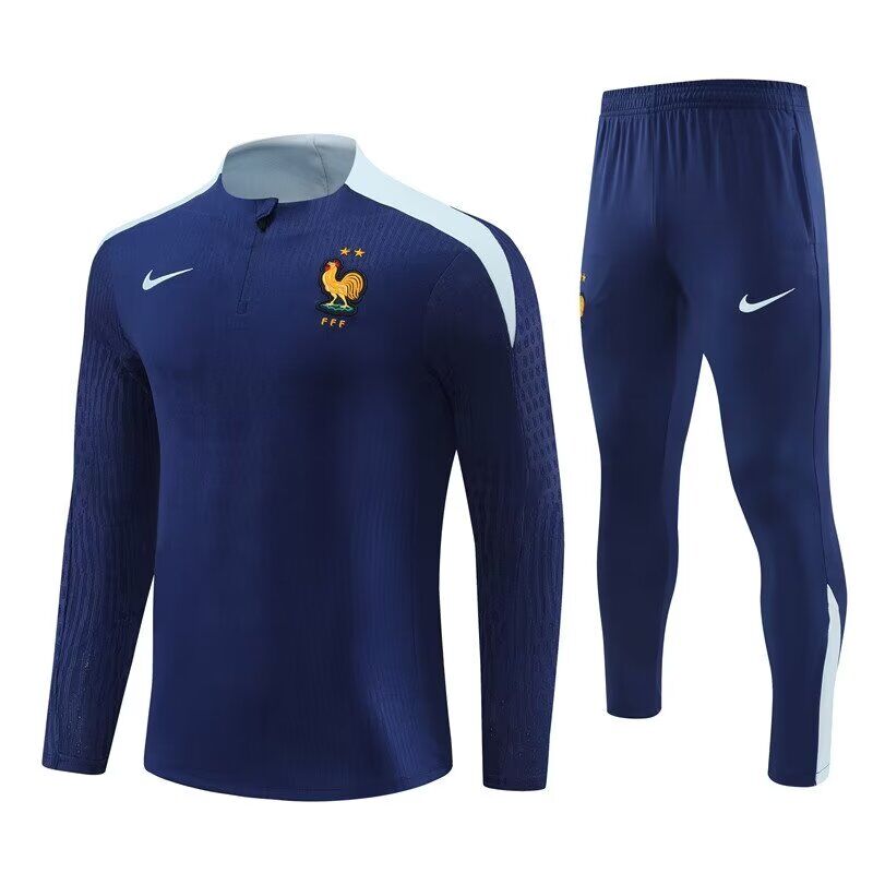 AAA Quality France 24/25 Tracksuit - Navy Blue